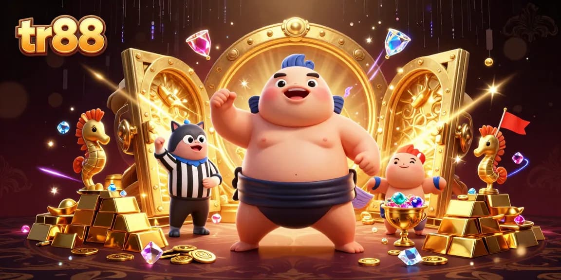 Experience high-stakes action with tr88's thrilling underwater casino scene bursting with treasure.