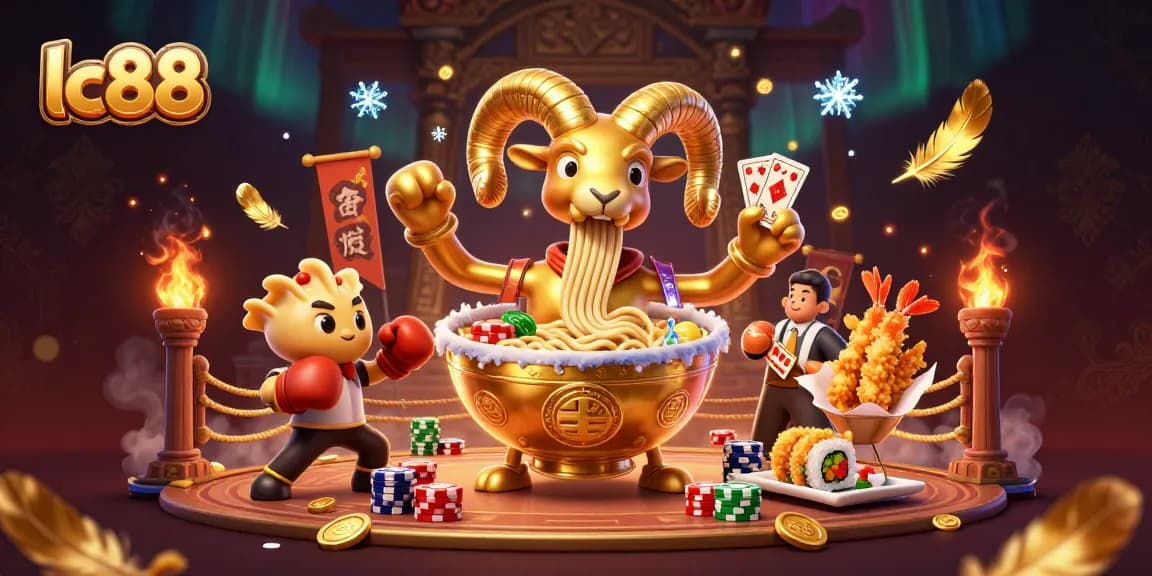 Experience thrilling gaming action with lc88, featuring colorful 3D characters in a vibrant casino scene.