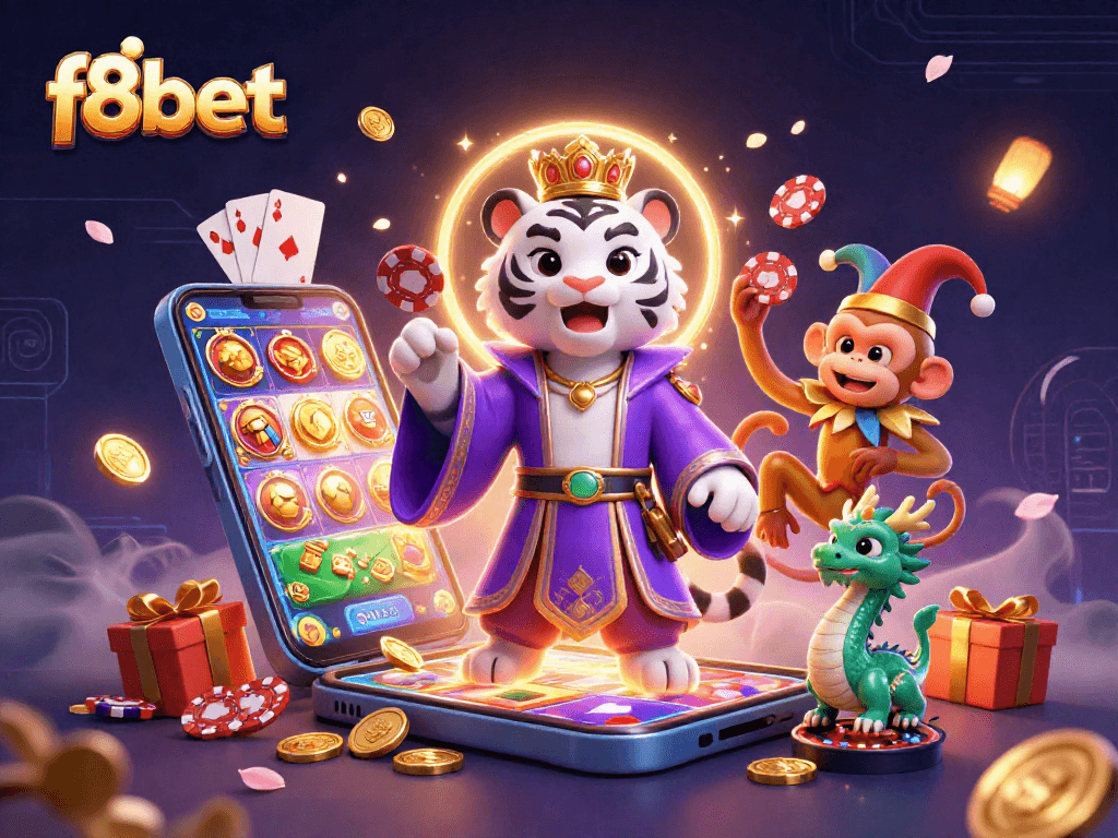Engage with f8bet's vibrant universe of fun as royal characters play through rich gaming elements.