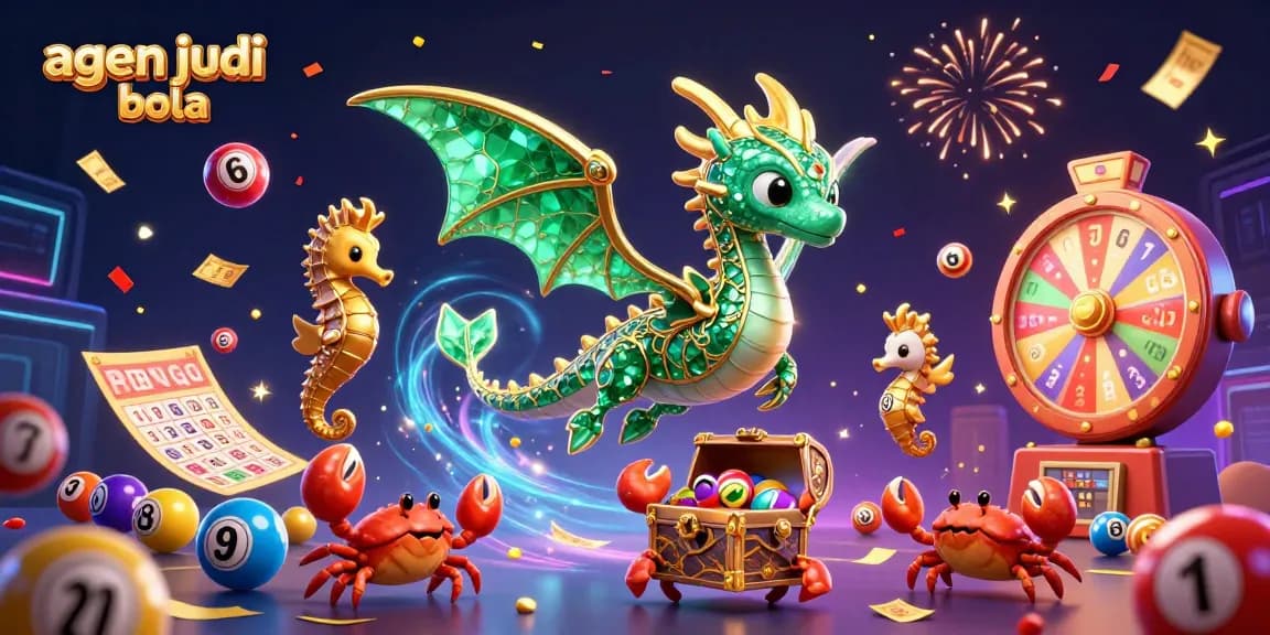 Engage with agen judi bola in a vibrant 3D scene bursting with dynamic casino elements