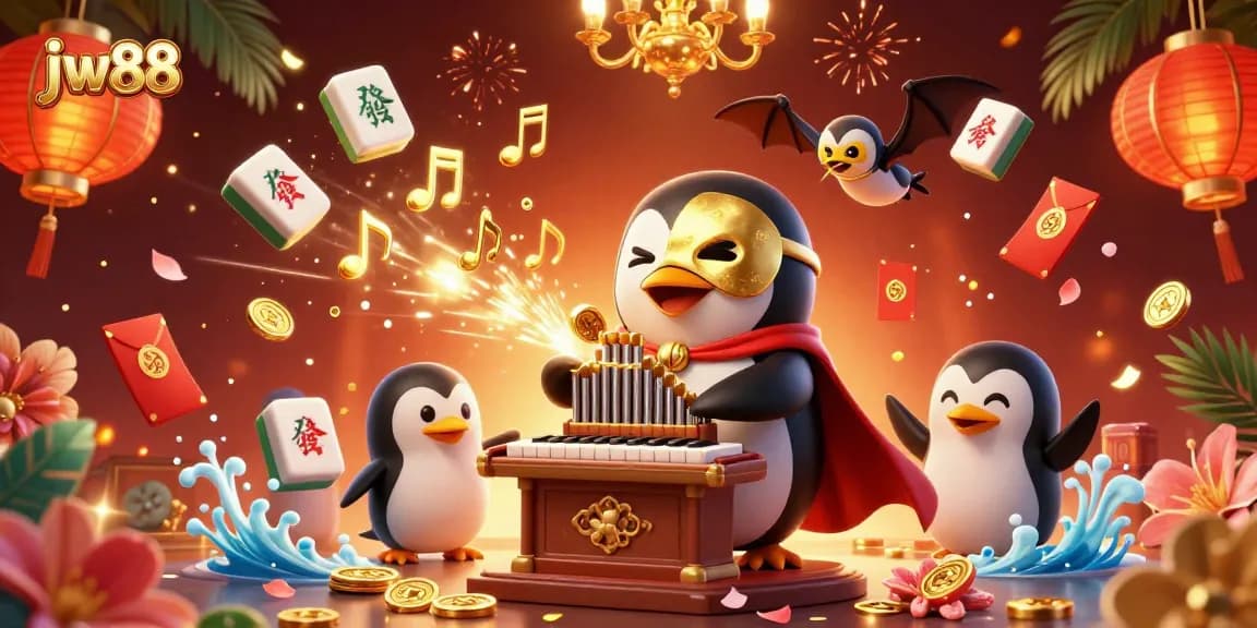 Experience big wins at jw88 with a vibrant 3D casino scene full of excitement and riches.