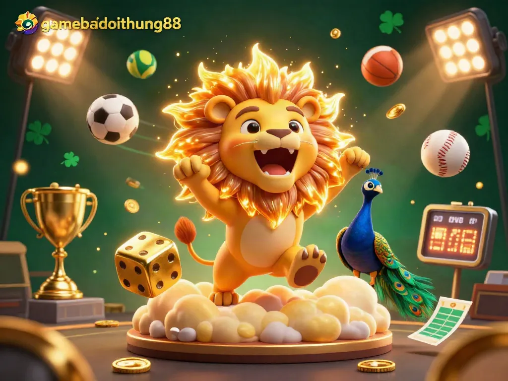 Engage with gamebaidoithuong88 and experience thrilling sports betting scenarios in a vibrant casino scene.