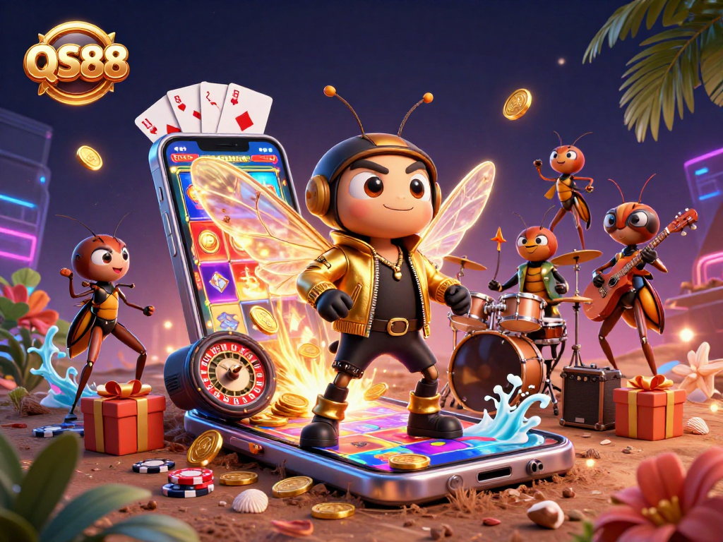 Experience the excitement of QS88 with vibrant slot games and dynamic casino elements.