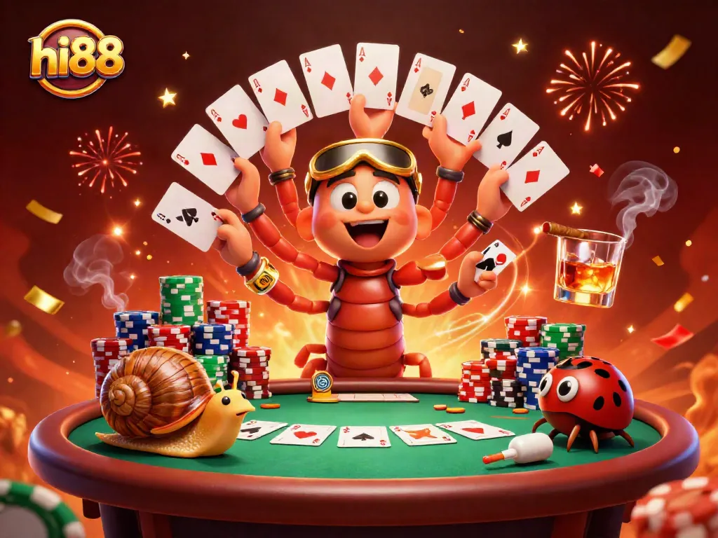 Experience exciting gameplay at hi88 with lively casino scenes and dynamic characters.