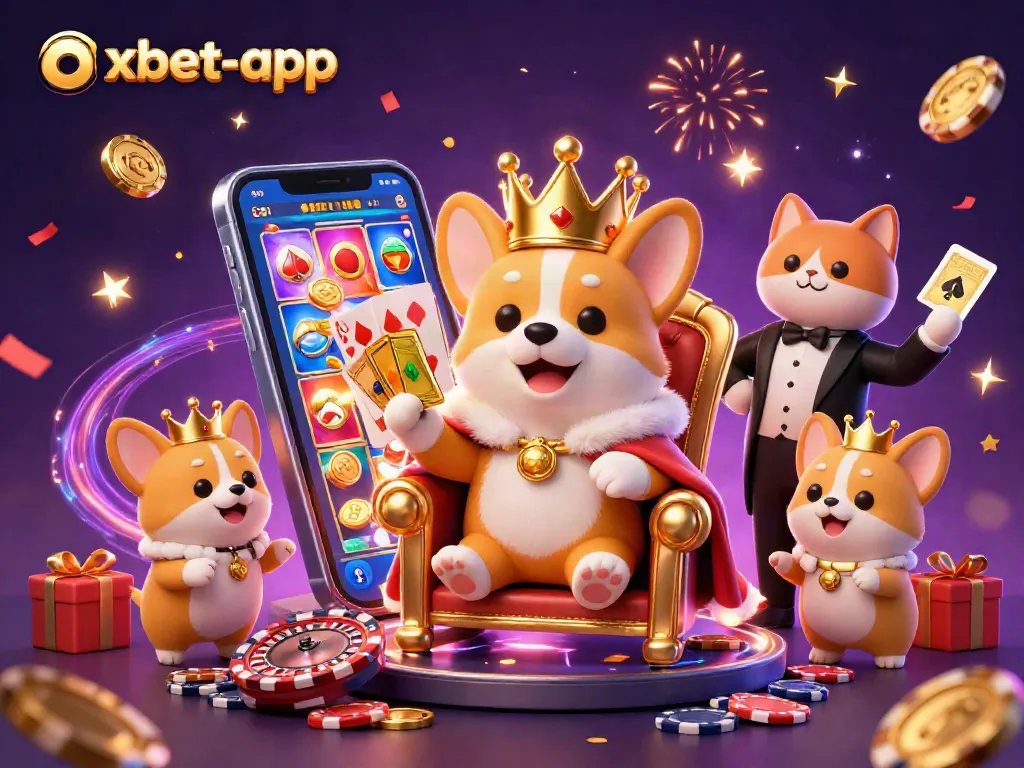Spin vibrant slots and win big with oxbet-app surrounded by lively casino elements.